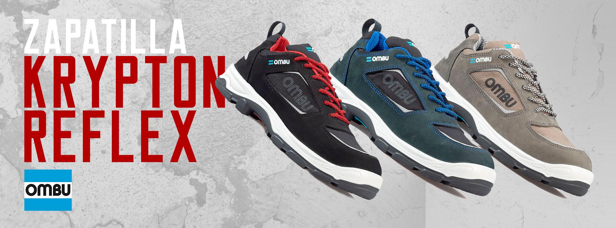 Zapatillas de seguridad Krypton Reflex fabricadas por CONFECAT